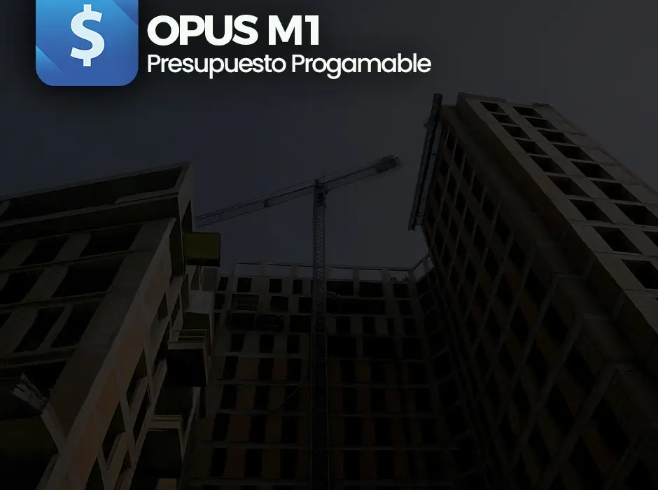 Portada del módulo 1 de OPUS, el software para calcular costos de construcción de forma precisa y rentable